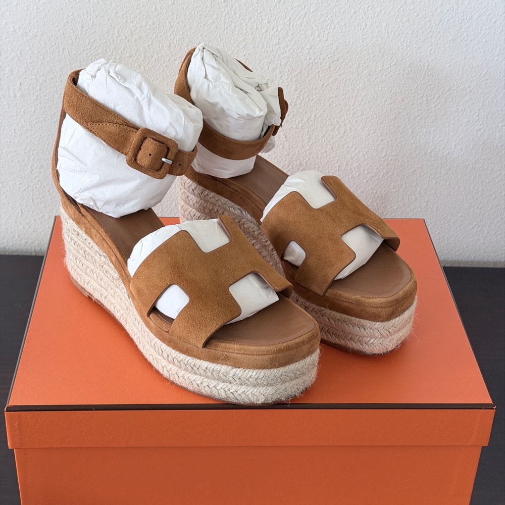 Hermès Zelda Espadrille in Naturel - EU38 - Picture 2 of 8